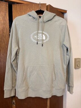 The North Face Women’s Sage Green Logo Crewneck Hoodie